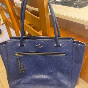 Kate Spade Briefcase Tote, 17.5 X 11.5 Blue